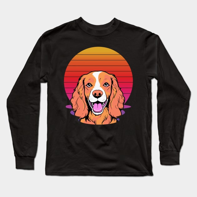 cute cocker spaniel dog for awesome occasion Long Sleeve T-Shirt by greatnessprint